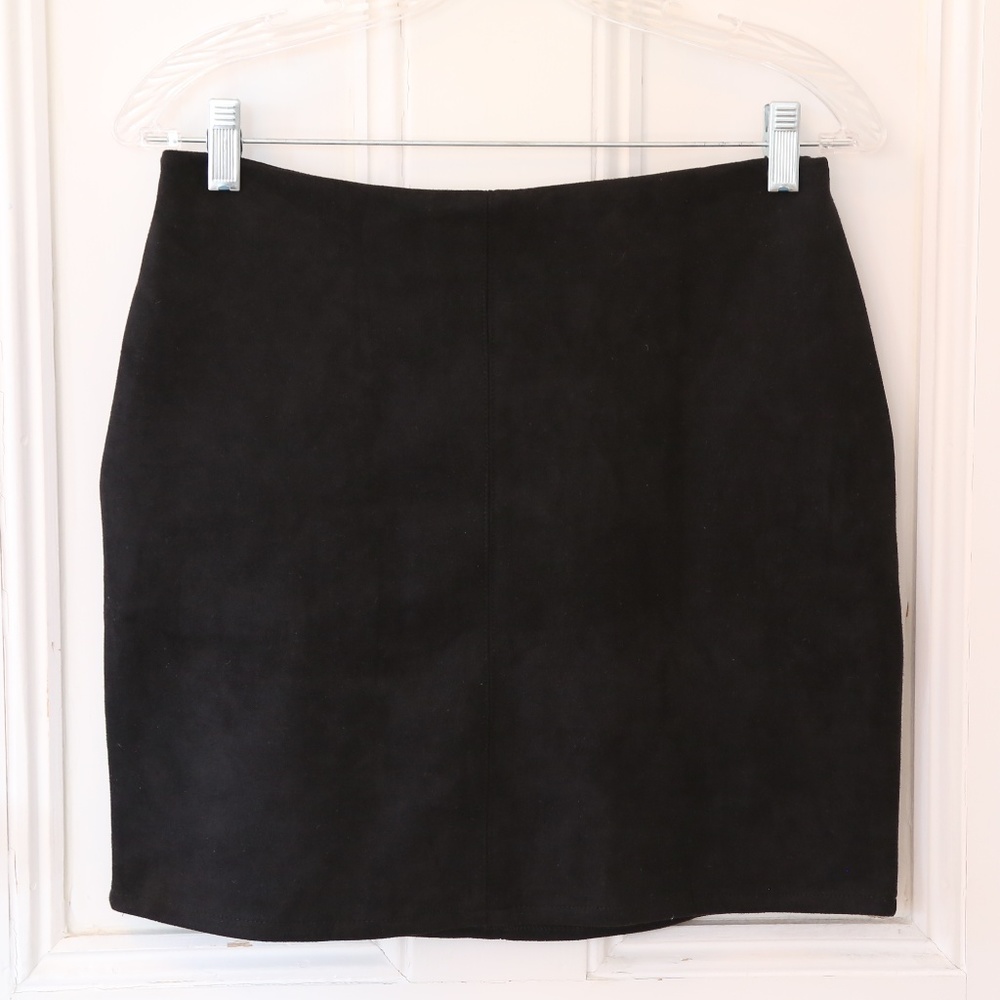 "Vegan Suede" skirt